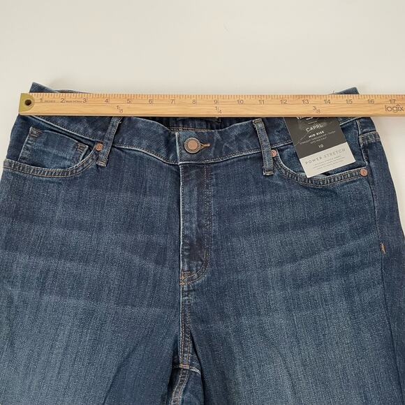 NWT Simply Vera Wang Size 10 Mid Rise Capri Power Stretch - Picture 7 of 9